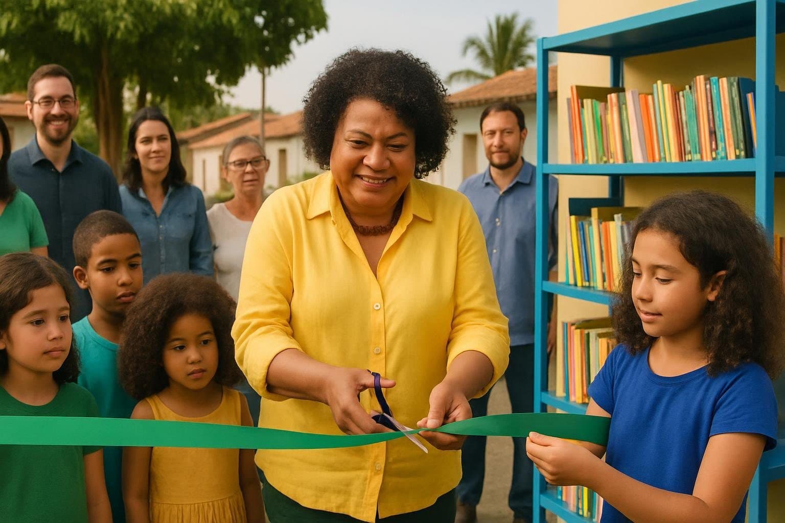 Ministra Margareth Menezes inaugura biblioteca e entrega unidades do Minha Casa Minha Vida em Juazeiro/BA