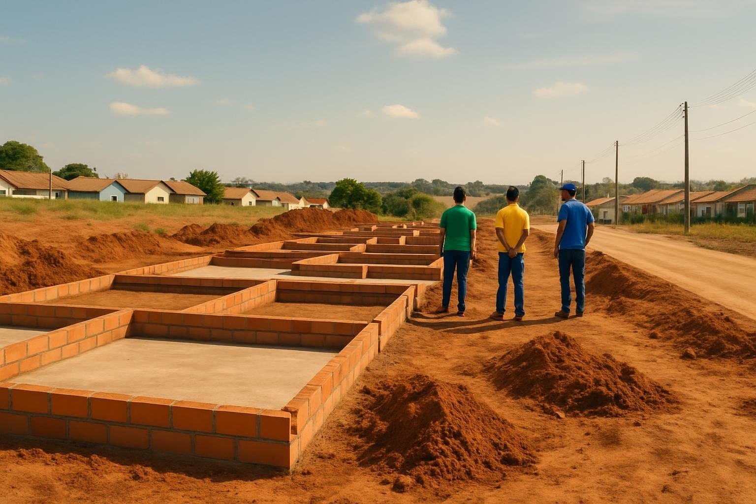 Obras do Minha Casa Minha Vida avançam em Santo Anastácio/SP