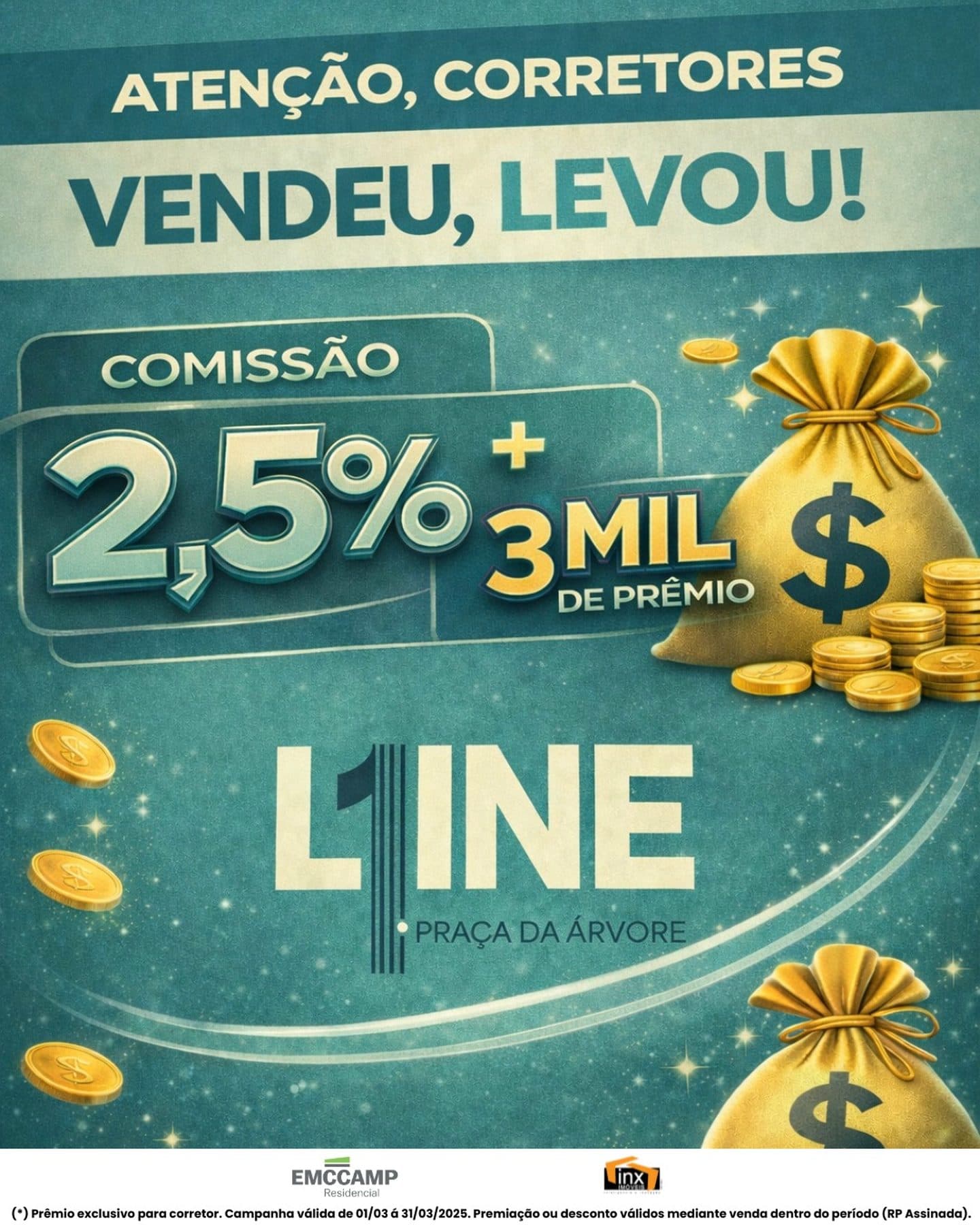 Foto 4 de Line Praça da Árvore - Emccamp SP