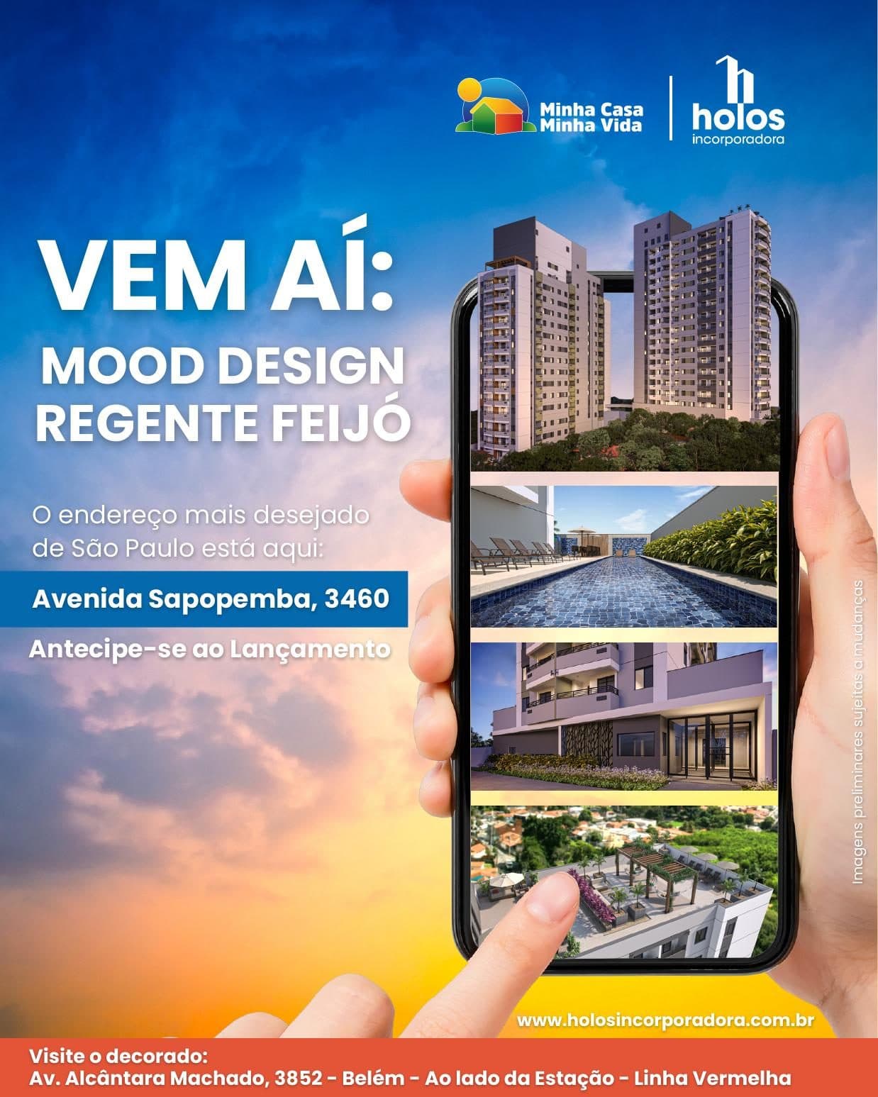 Mood Design Regente Feijó - Fase 1 - Holos Incorporadora
