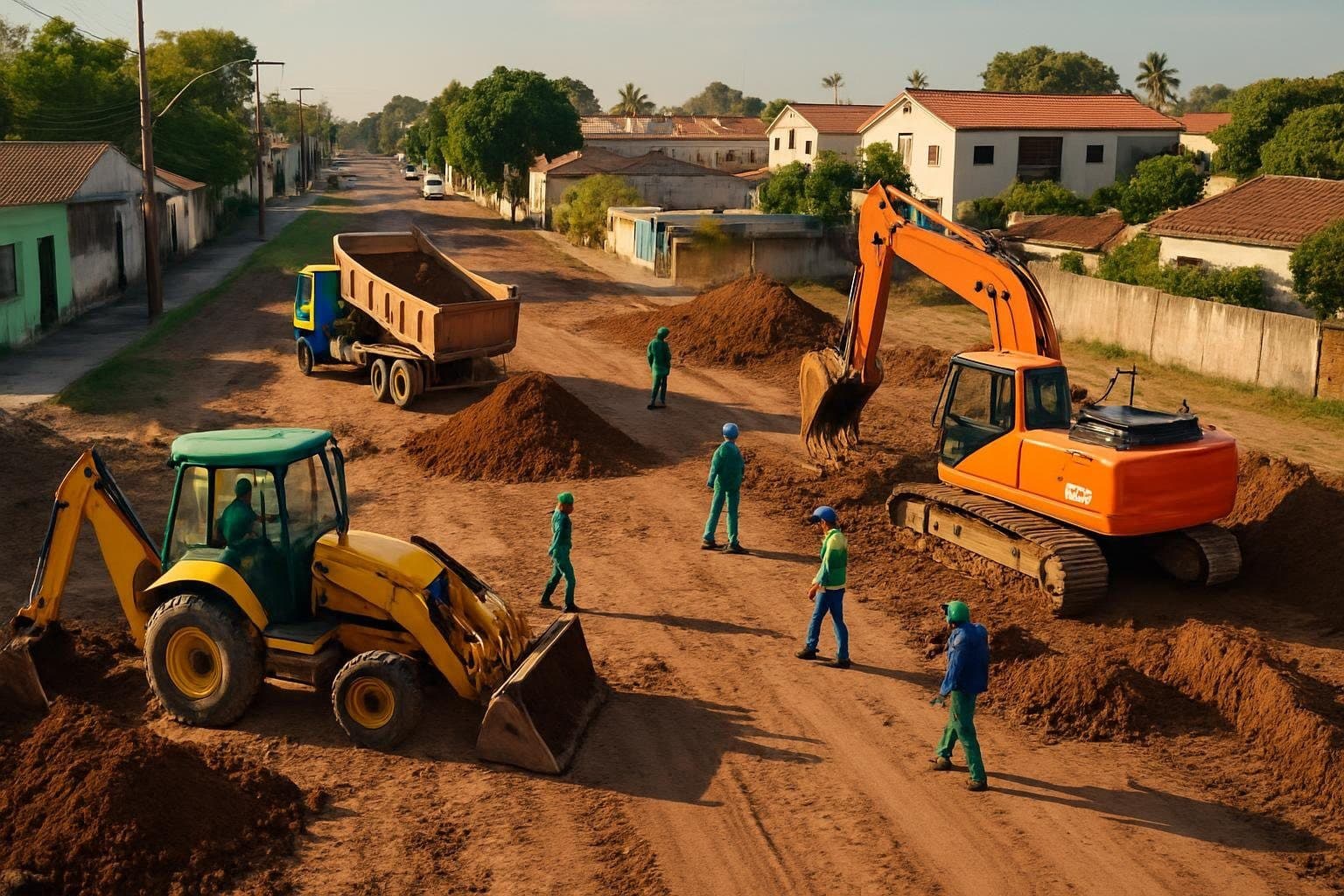 Conselho Gestor do FHIS fiscaliza obras dos Residenciais dos Ipês em Corumbá/MS