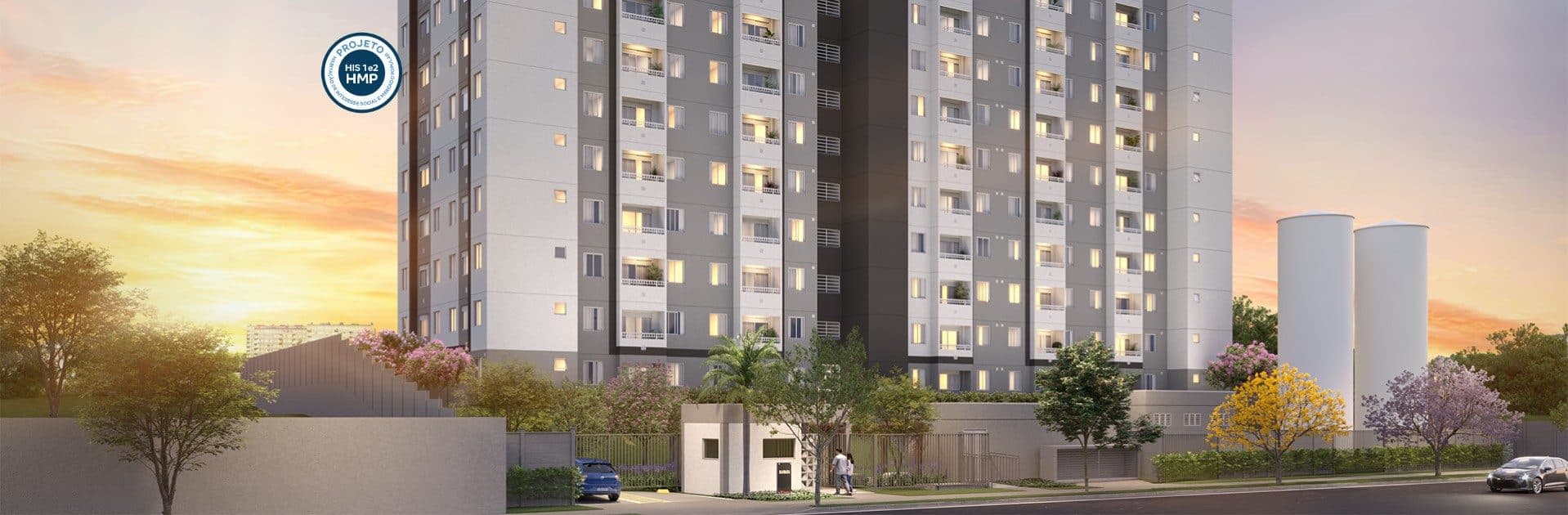 Dandara — 2 dorm de 31.38 m²