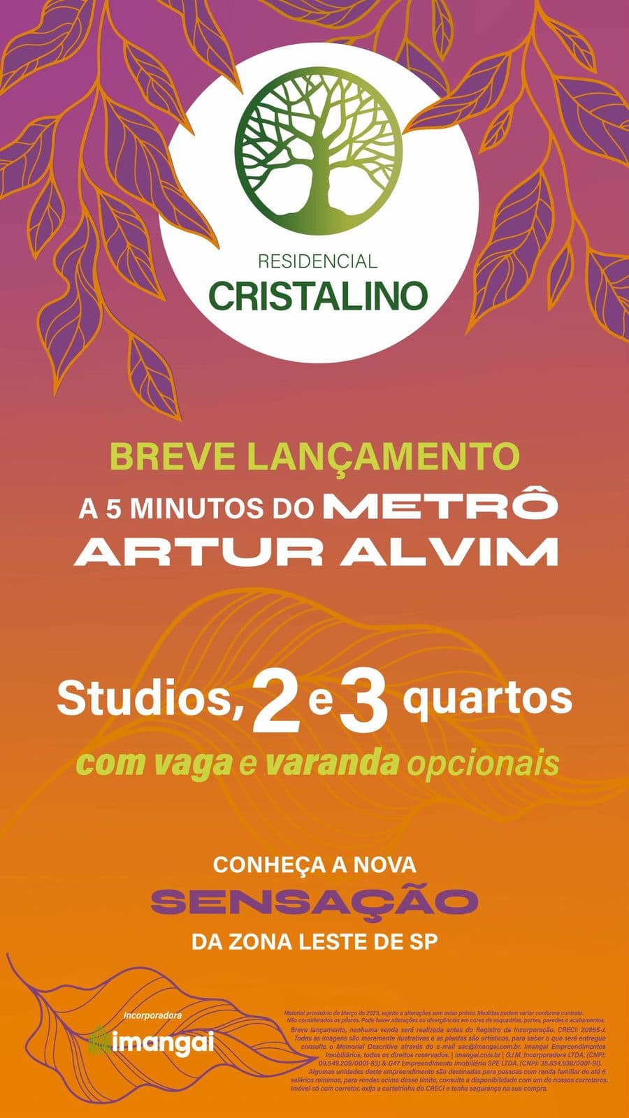 Residencial Cristalino - Artur Alvim - Imangai